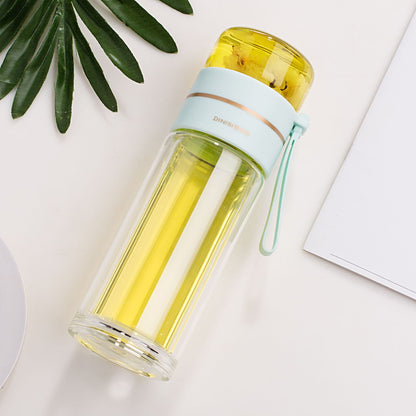 Magic Glass Water Bottle with Tea Infuser 