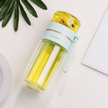 Magic Glass Water Bottle with Tea Infuser 