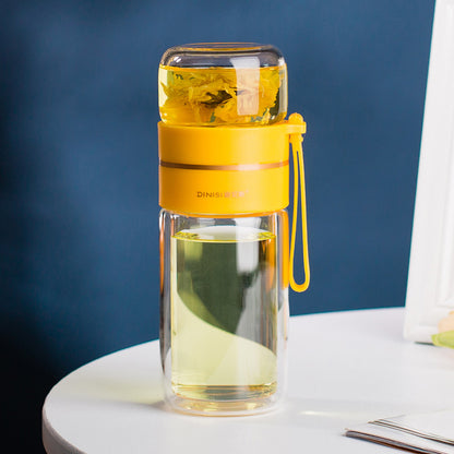 Magic Glass Water Bottle with Tea Infuser 