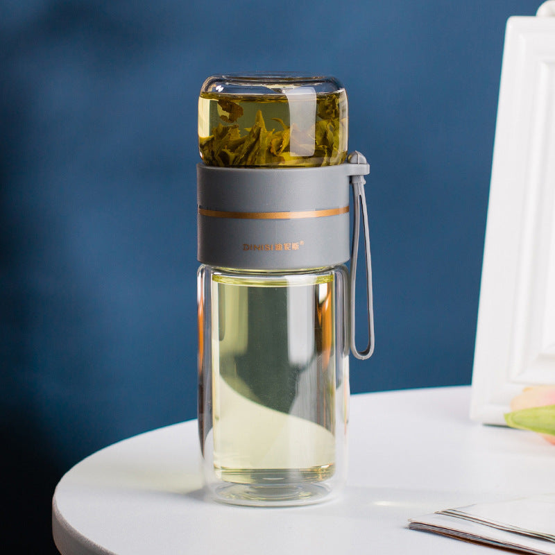 Magic Glass Water Bottle with Tea Infuser 