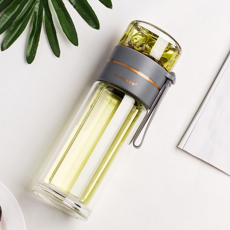 Magic Glass Water Bottle with Tea Infuser 